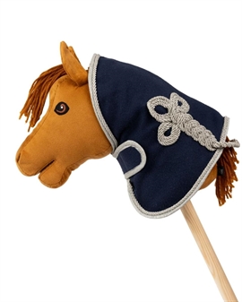My Hobby Horse fleecedækken - Navy